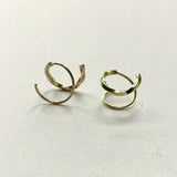 Classic Spiral Hoop Twist Earrings